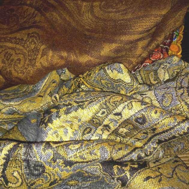 Two Large Shawls  Wraps